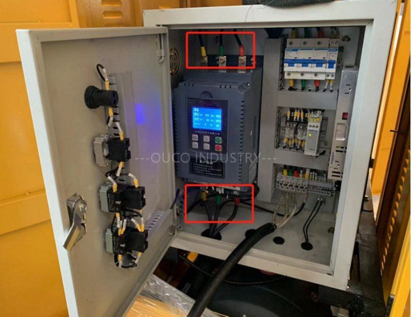 check motor lines and input lines