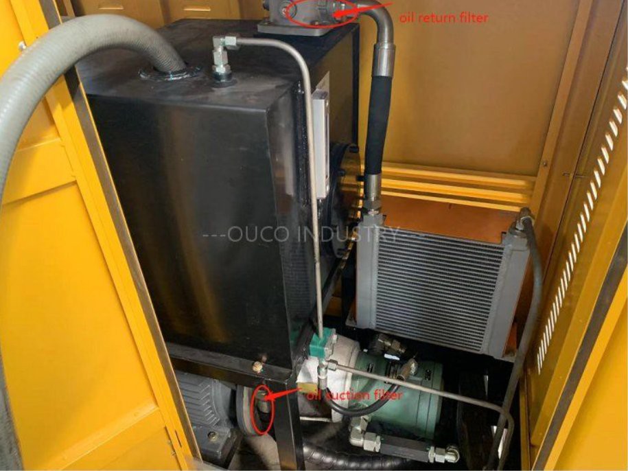 che the  hydraulic oil pump