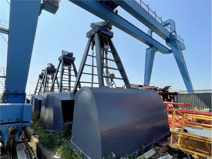 27 M³ Mechanical Grab Bucket, Clamshell Vessel Grabs For Sale
